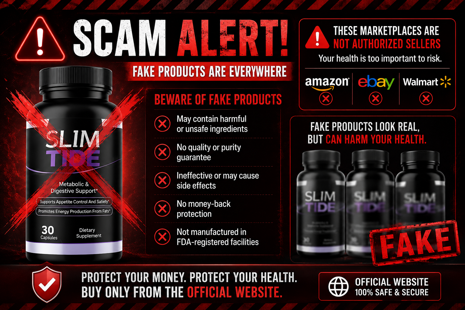SlimTide scam warning